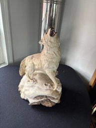 Howling Wolf Statue