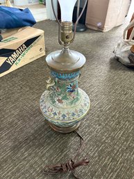Vintage Cloisonne Lamp