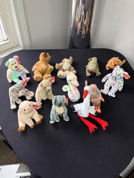 Collection Of Beanie Babies From 1990s