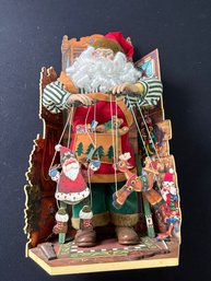 Animated Santa Claus Puppeteer Figure
