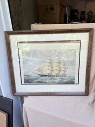 Framed Print Of Clipper Ship