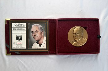 Vintage Cal Ripken Jr. Bronze Mint Coin