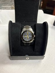 SUG Avenger Mens Stainless Steel Quartz OS10 Chronograph Watch