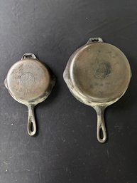 2 Griswold Cast Iron Skillets