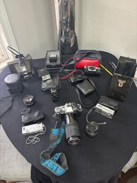 Vintage Camera Equipment And Lenses
