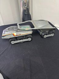 Vintage Milton Bradley Big Trak Tank With Transport