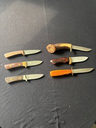 Vintage Hand Carved Knives