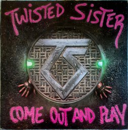 First Press 1985 Promo Japan Import Twisted Sister-Come Out And Play Vinyl Record (NO OBI) See Description
