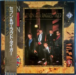 First Press 1983 Japan Import Duran Duran-Seven And The Ragged Tiger Vinyl Record (WITH OBI) Read Description
