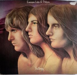 First Press 1972 Japan Import Emerson Lake And Palmer- Trilogy Gatefold Vinyl Record (NO OBI) See Description