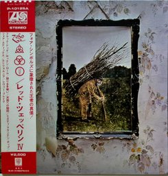 1976 Reissue Japan Import Led Zeppelin IV Gatefold Vinyl Record With OBI P-10125a Read Description