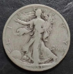 1933-S WALKING LIBERTY SILVER HALF DOLLAR GOOD CONDITION