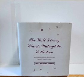 THE WALT DISNEY CLASSIC WATERGLOBE COLLECTION-LADY AND THE TRAMP WINDUP MUSICAL WATERGLOBE READ DESCRIPTION