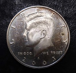 2003 90 PERCENT SILVER KENNEDY HALF DOLLAR PROOF