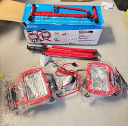 Pro Series 1200 Watt 2-in-1 Halogen Work Lights