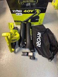 40V Ryobi Leaf Vacuum