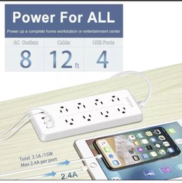 Soonye Smart USB Surge Protector Power Strip