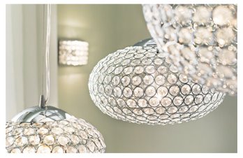 KICHLER Krystal Ice Olde Bronze Transitional Clear Glass Oval Mini Pendant Light