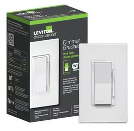 MSRP $39 Leviton Decora Smart Wi-Fi Dimmer (2nd Gen) No Hub Required, Works With Google, Alexa, HomeKit, Etc
