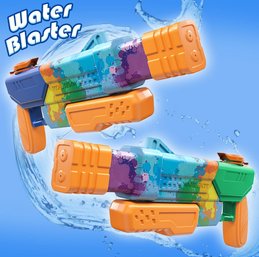 2 Pack Water Guns With Double Nozzle For Kids