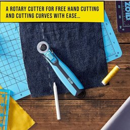 Zoid 28mm Rotary Cutter With Grip, Fabric Cutter Wheel