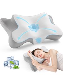 Ergonomic Cervical Support Pillow For Neck Pain Relief