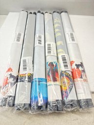 Lot Of 6 Miscellaneous Hanging Picture Fabric,  Wall Art Room Decoration With Hook