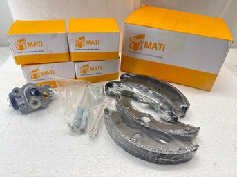 MATI Front Brake Wheel Cylinders And Front Brake Shoes Springs Pins All Four For Honda TRX300 Fourtrax 300