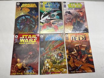 Lot Of 6 Star Wars Comic Books