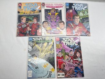 Lot Of 5 Star Trek Comic Books