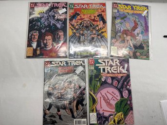 Lot Of 5 Star Trek Comic Books