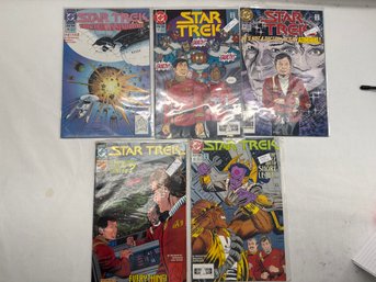 Lot Of 5 Star Trek Comic Books