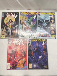 Lot Of 5 Star Trek Comic Books