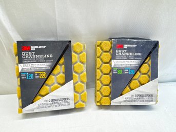 Lot Of 2, 4 Sponges Total 3M Sand Blocks