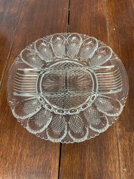 Vintage LE Smith Egg & Relish Plate