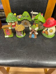 Miniature Fairy House Figurines