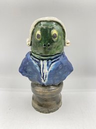David Gilhooly Art Attributed  Frog Washington Ceramic/Pottery Sculpture