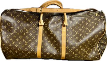 Louis Vuitton Large Duffle Bag  26 X 16  Authenticity Not Verified