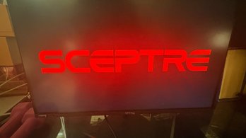 Sceptre 24' HD LCD Monitor  1080p, HDMI & VGA, 75Hz, 5ms  Used, Working