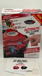 Grillbot Automatic Grill Cleaning Robot  Red  New Open Box