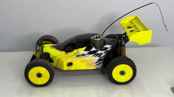 Nitro Remote Control Off-Road Buggy  Gas Powered RC Car With Rear Wing