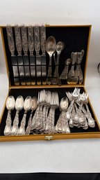 Tiffany & Co. Chrysanthemum Sterling Silver Flatware Set  64 Pieces    No Monogram