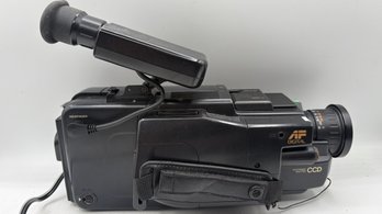 Vintage Fisher FVC-701 8mm Camcorder  With Battery, Black Satin Bag, Booklet & Accessories