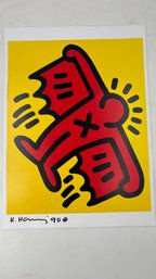 Keith Haring 'Icons II' 1990 – Estate Marked