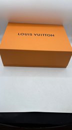 Authentic Louis Vuitton Empty Shoe Box  Classic Orange Packaging