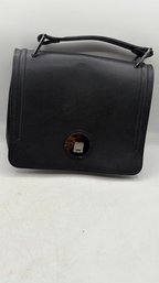 Borse In Pelle  Made In Italy Genuine Leather Handbag (Black)
