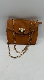 Bill Blass Handbag With Gold Chain Strap