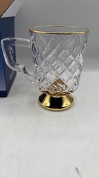 Light Luxury High Footed Glass Cup  New In Original Box