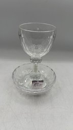 Glass Kiddush Cup Set  New In Original Packaging
