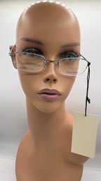 Authentic Giorgio Armani Stainless Steel Glasses  New (No Box) With Extra Glasses Strap